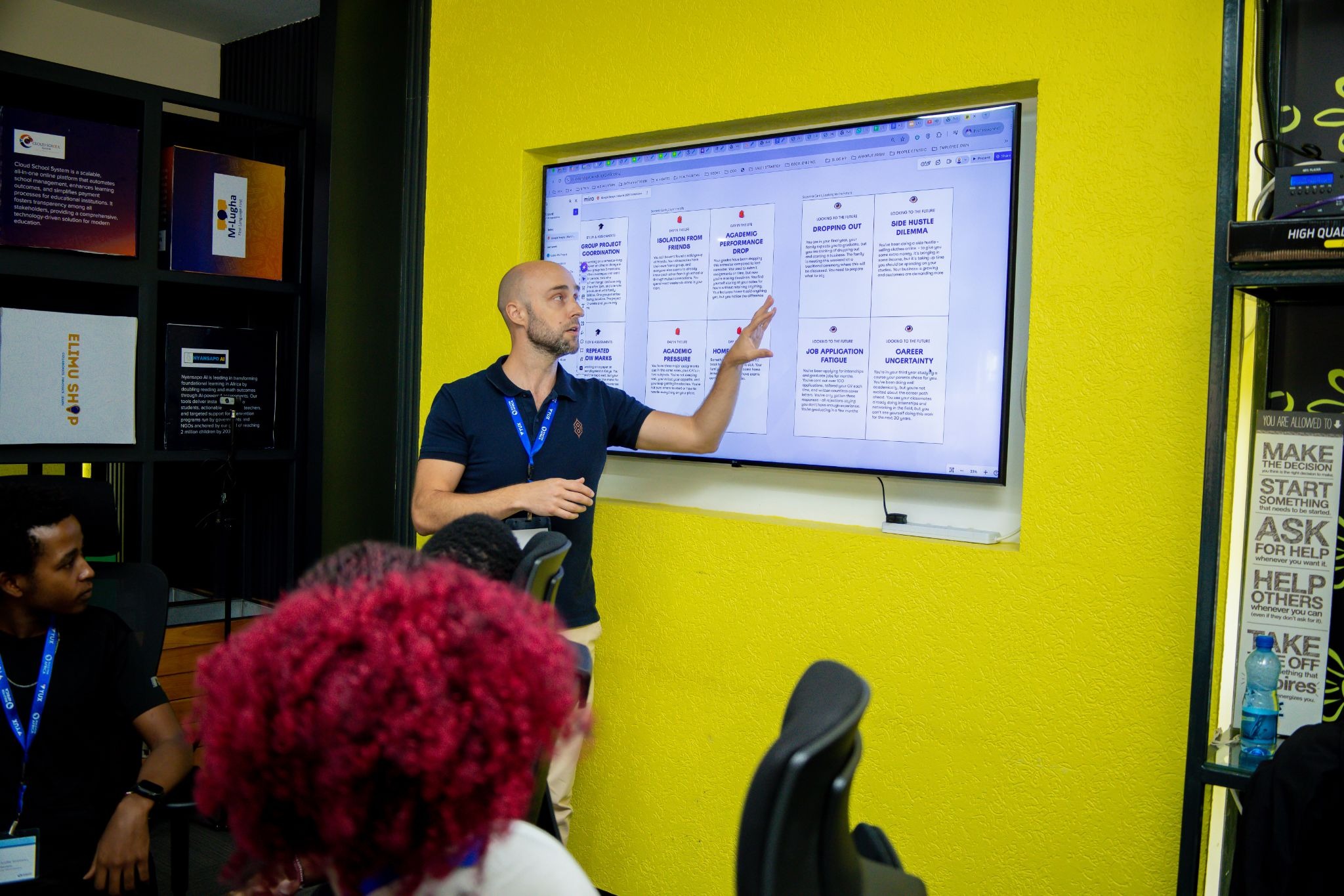 Walkthrough of the Eight Education Scenarios. Participants were introduced to the eight real-world education scenarios that formed the basis of the evaluation.  